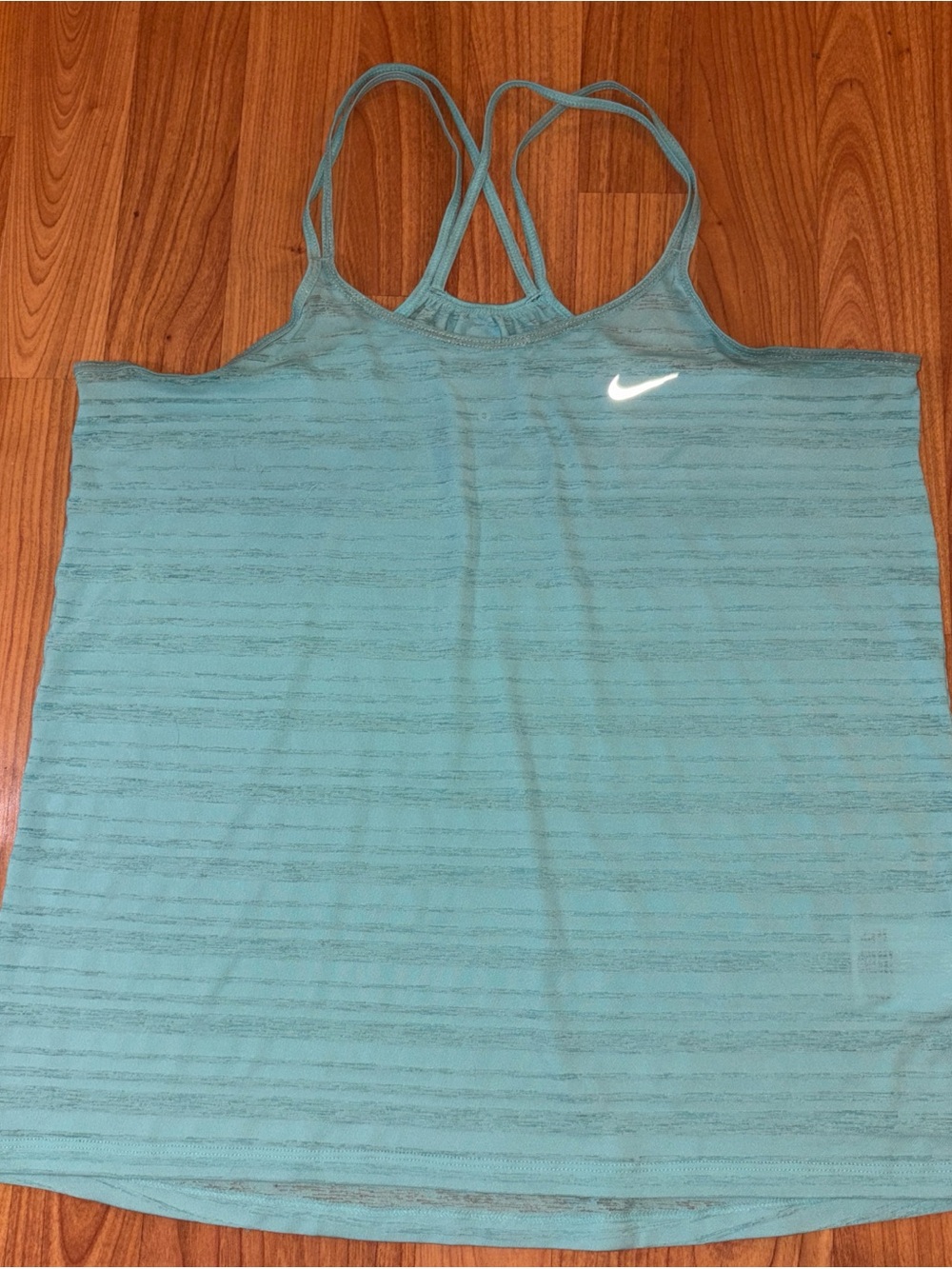 Nike Women's Teal Strappy Performance Tank